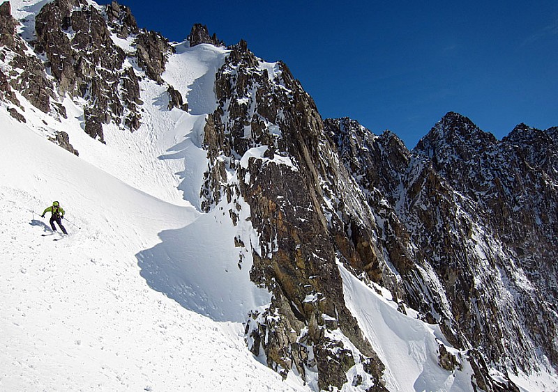 Portarras couloir sud : joli petit couloir (certains diraient qu'il est un peu trop court)