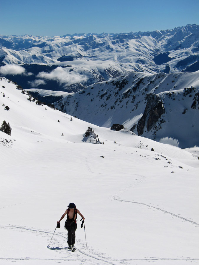 Montée Portarras : ahhh la chaleur Pyrénéenne !
