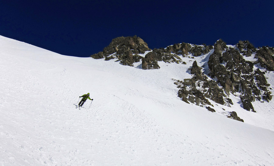 Portarras couloir sud : du bon ski