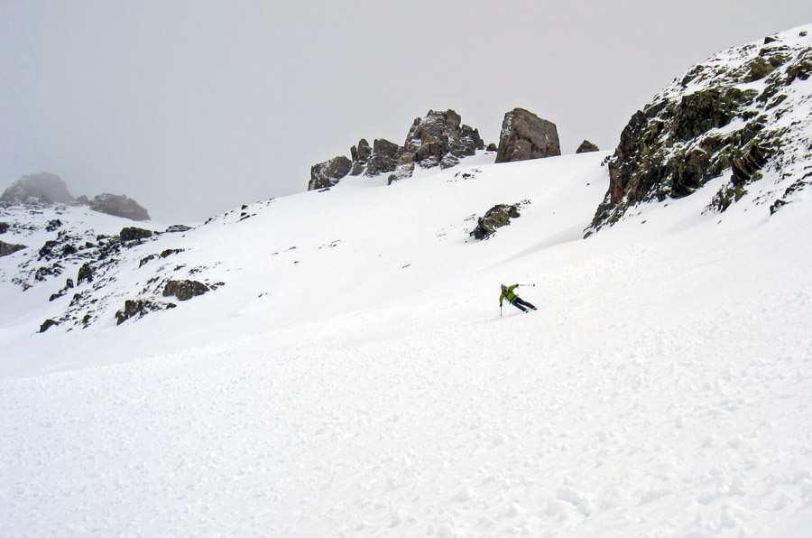 Arbizon combe SW : une pente parfaite pour le ski