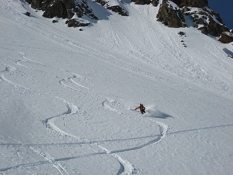 dans les dernières pentes