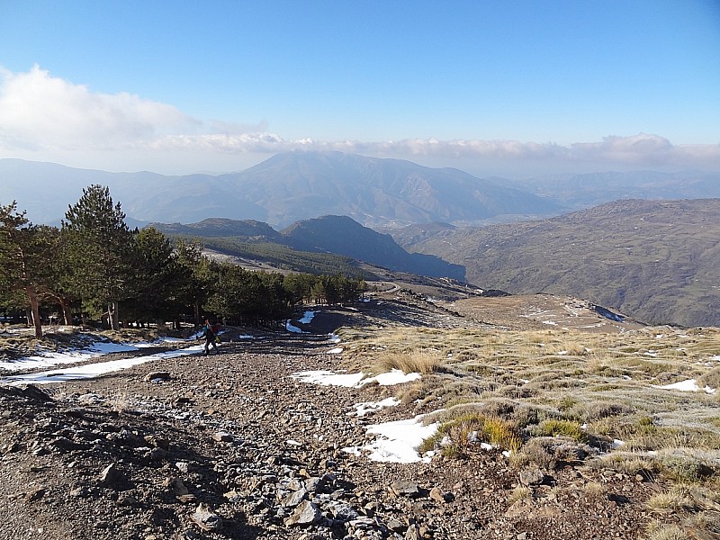 départ parking : c'est bien sec à 2100