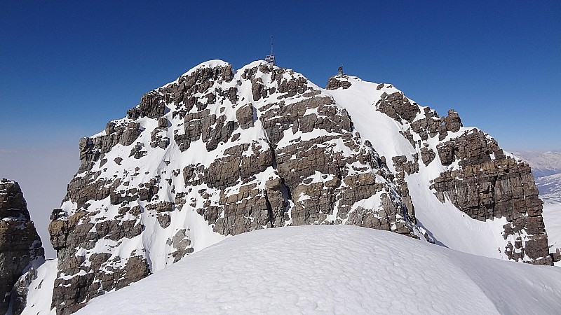 Rochebrune : Sommet Nord et couloir d'accès