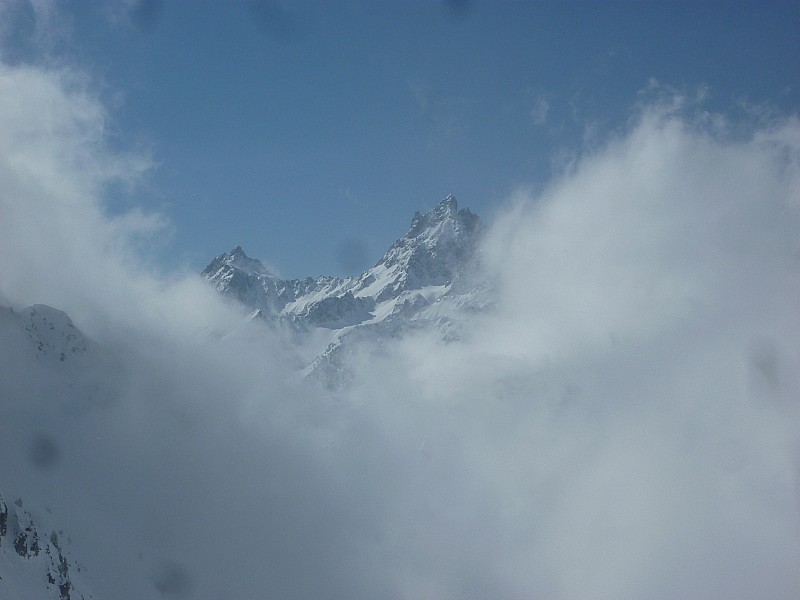 Col de l'Aigleton : Le Grand Pic, majestueux