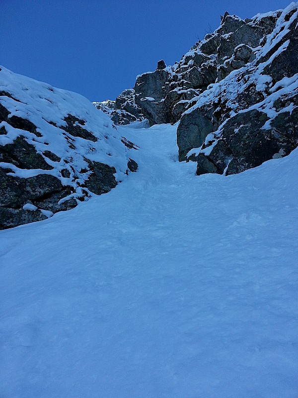 le passage étroit à 2100m