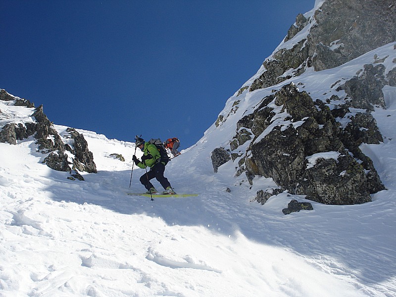 PT DU DARD : neige très dur le depart