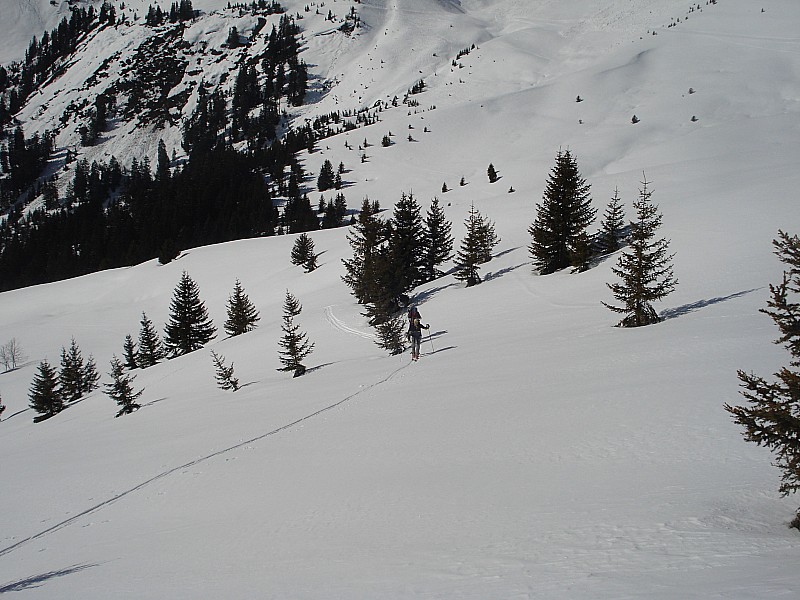 PT DU DARD : remontée col de la gd combe