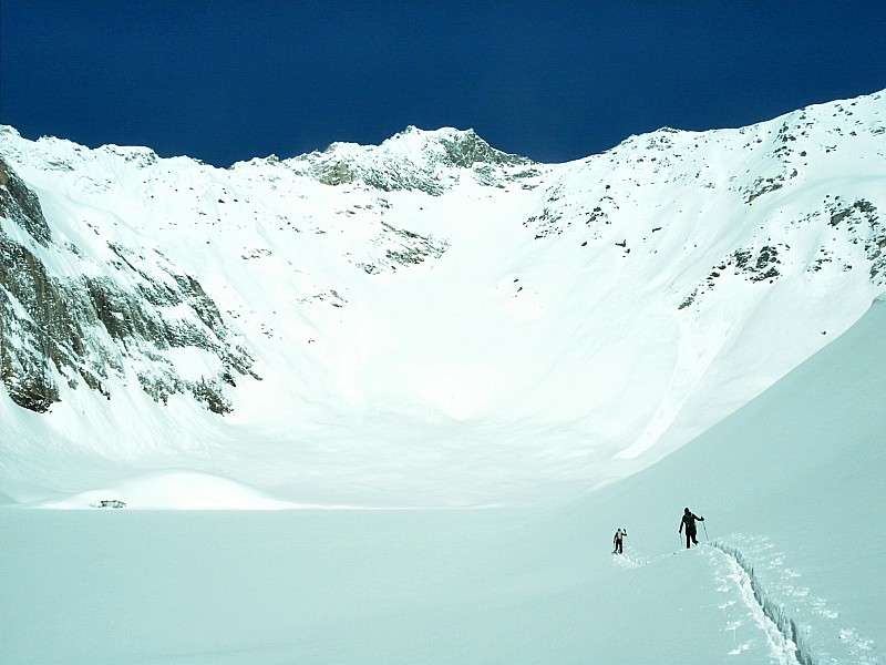 Col du Volnet : À droite du pic central