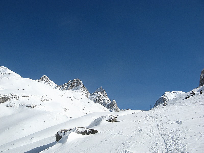 Vallon de la Glière : Le vent ne se voit pas!