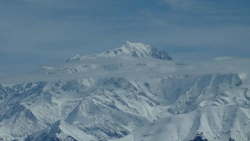 Mont Blanc : voiles et brumes, mais où est le grand bleu ??