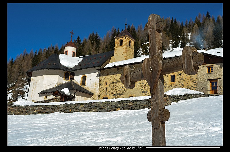 chapelle des vernettes : la chapelle des vernettes, accessible au bout de 40 minutes sur un rythme tranquille