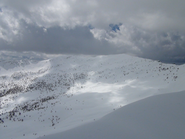 Montagne de Michard : Le temps se couvre