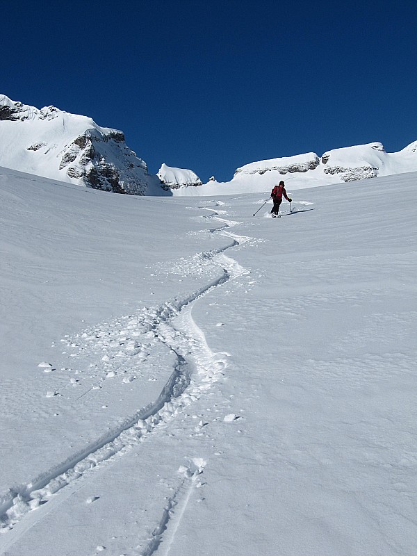 Descente depuis les : Grandes platières