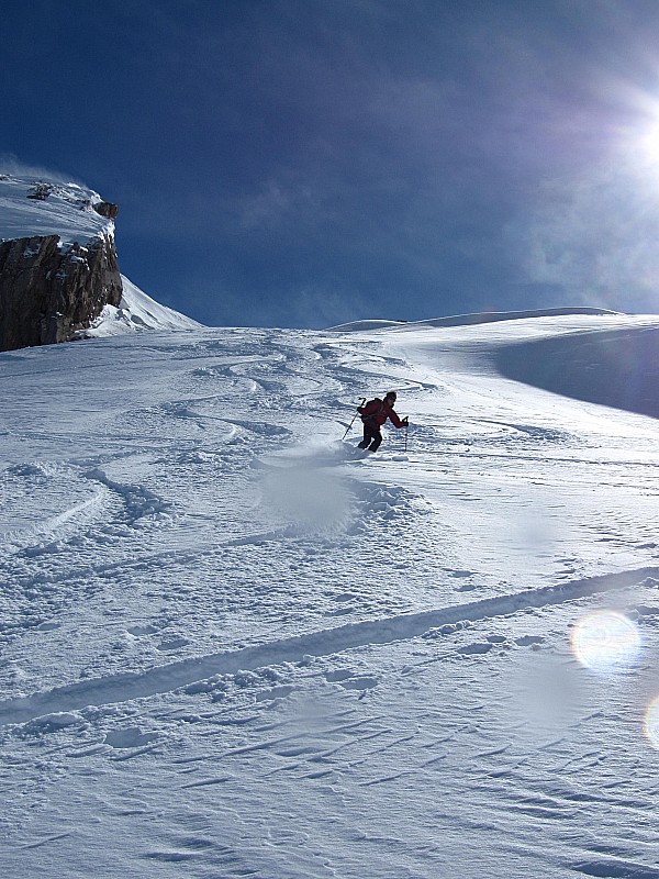 De la bonne poudre : légère, légère...