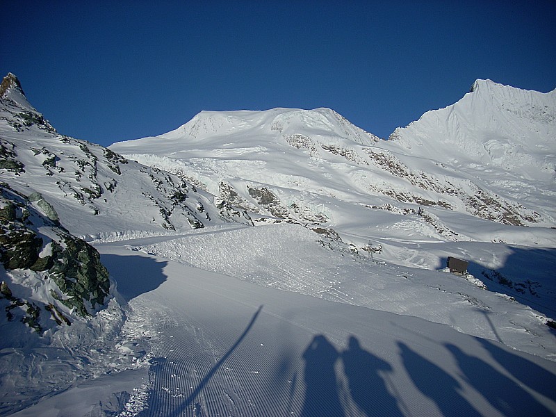 Direction Felskinn : L'Alphubel, qui aurait pu être l'objectif du jour