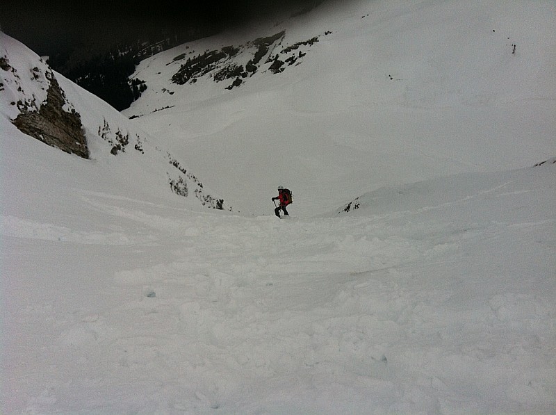Gael : départ du 2° couloir