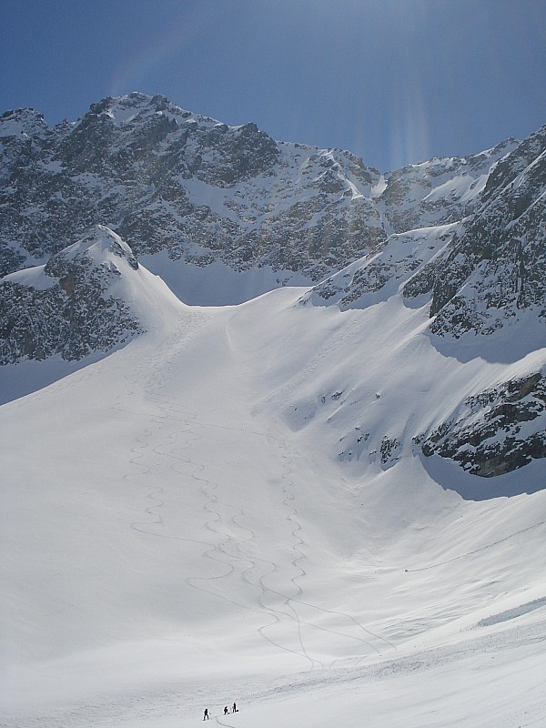 col du pertuis : repautage lac superieur