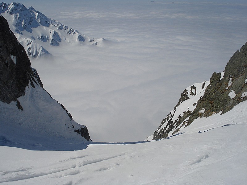 col du pertuis : depart couloir W