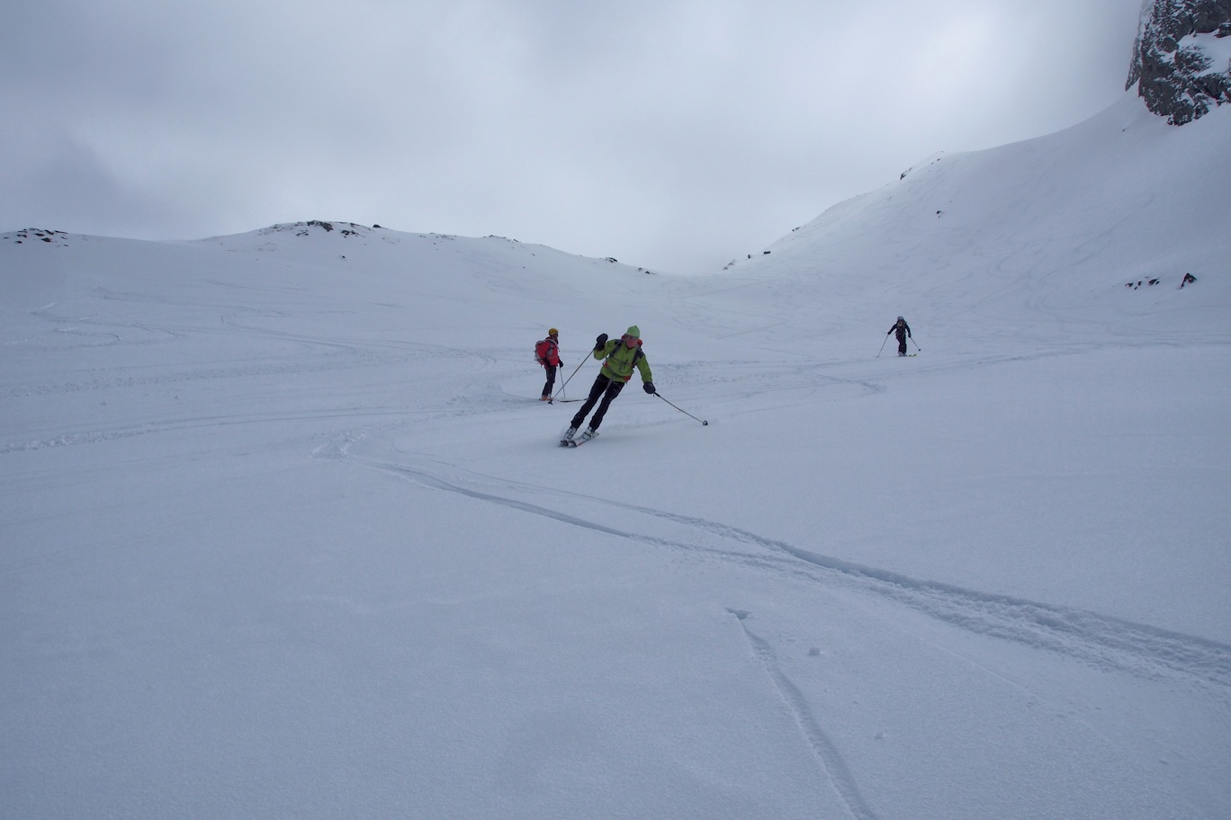 Les Côtes vertes : Du bon ski. N'est-ce pas Jean-Louis?