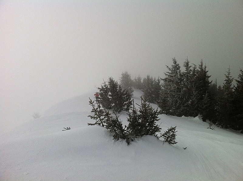 L'arête. : Une brève éclaircie.