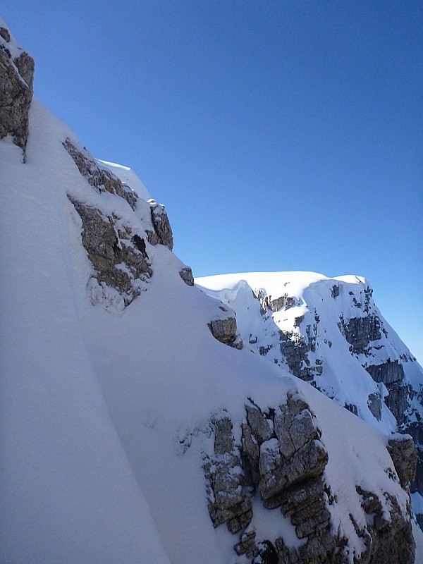Les Monges : Vu du couloir W