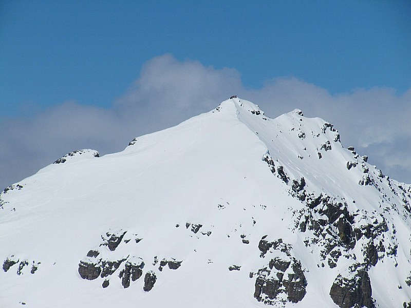 Grd Capelet : La queleuleu au Grd Capelet.