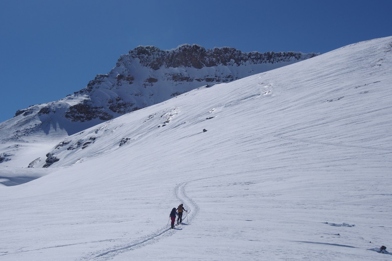 L'objectif du Jour : La Rechasse (3212 m) que nous atteindrons par son versant Sud.