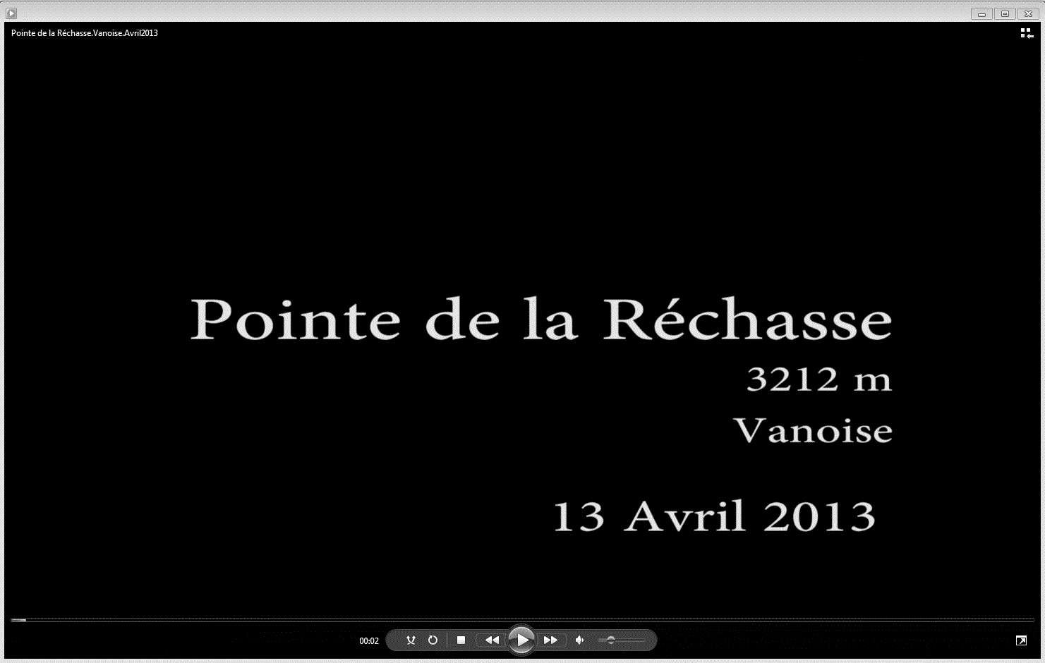 VIDEO !!! : Retrouvez la Vidéo YOUTUBE de cette sortie en copiant collant ce lien dans votre navigateur :
http://youtu.be/ib1C8wHV1N0