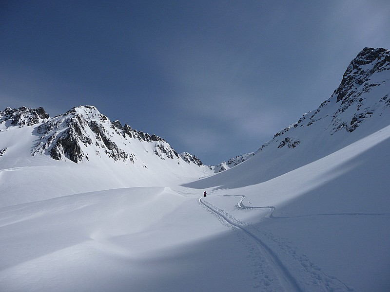 Combe vers le col : Le soleil revient
