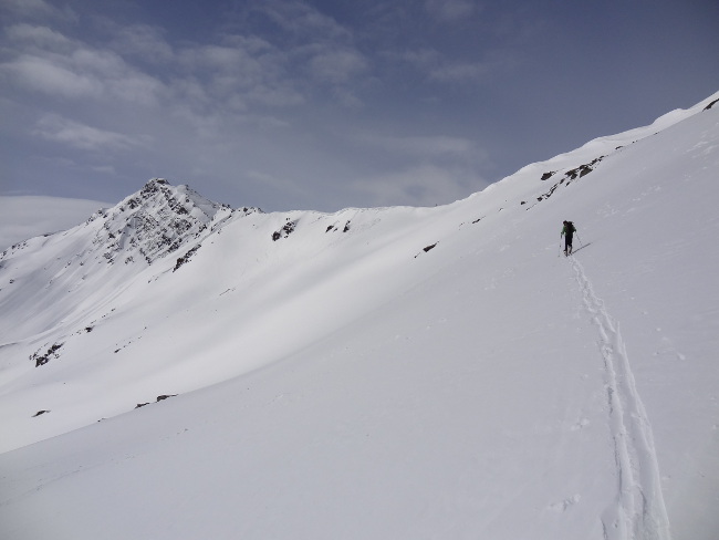 Arrivée au col des Sarrasins