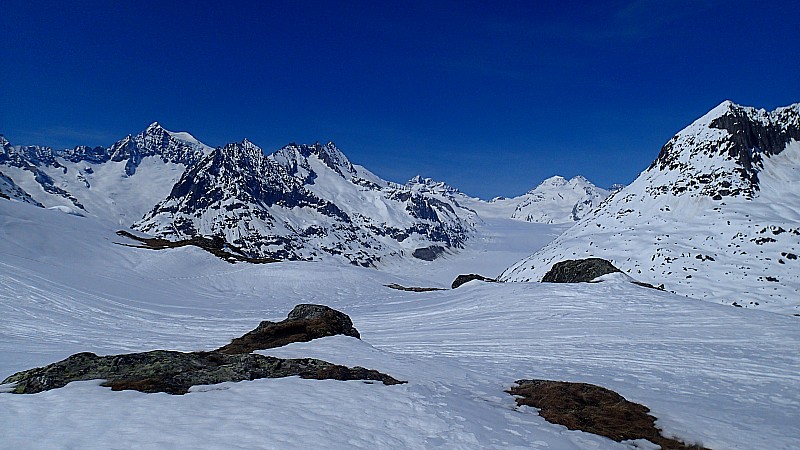 Aletschhorn 4 jours apres : Ca fond !