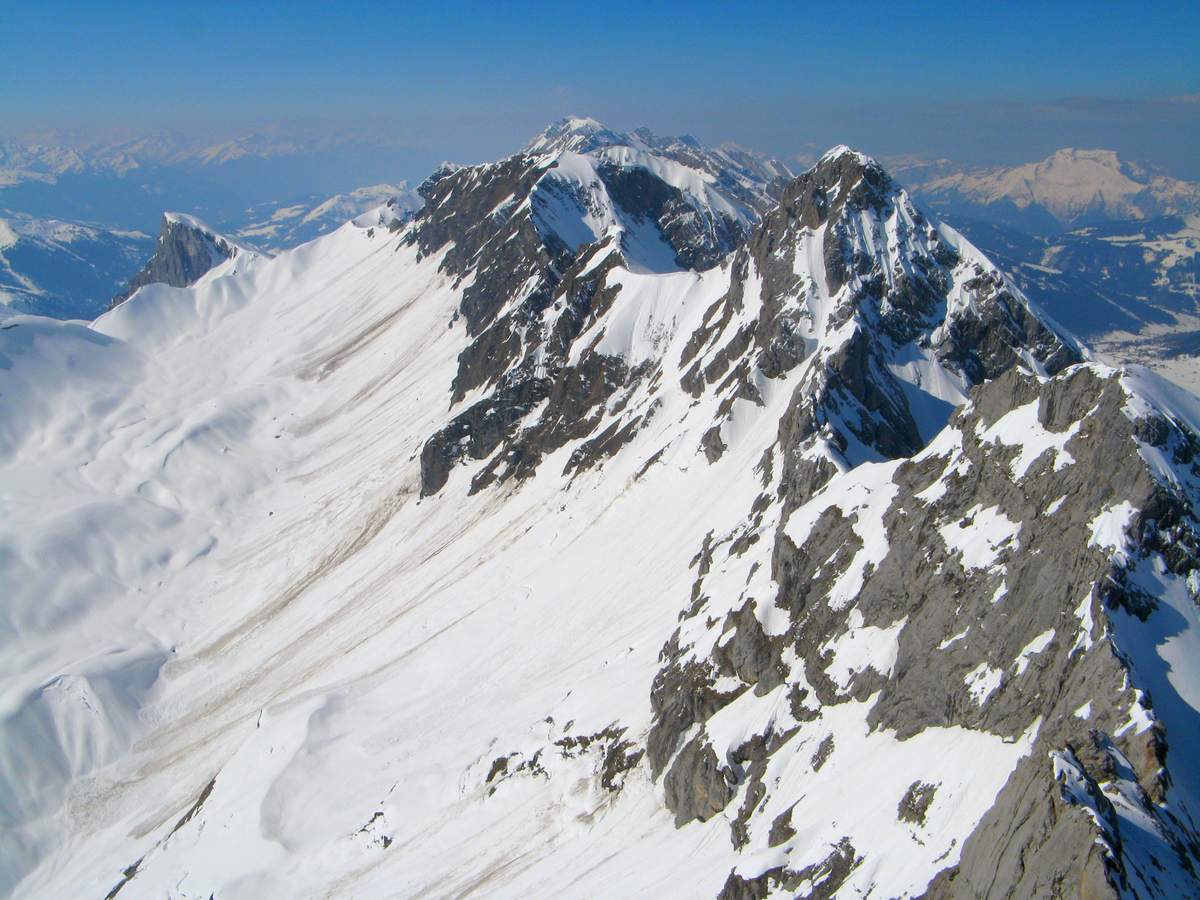 Mont Charvet : Pas mal ce couloir dans le Charvet !