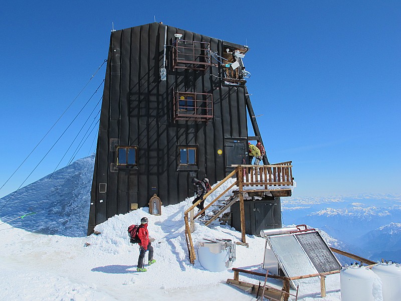 Refuge Regina Margherita au sommet de Signalkuppe