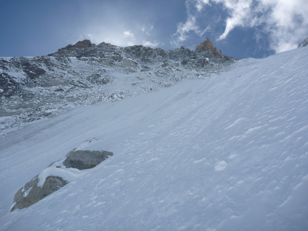Col de la Verte : Col Est, pas la ca se redresse severe!