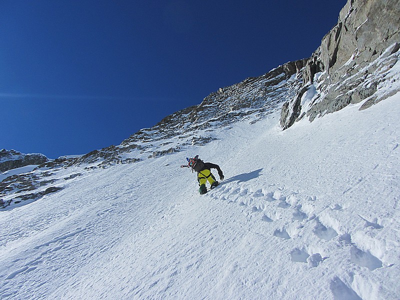 Flambeau Nord : Montée savamment chaloupée.