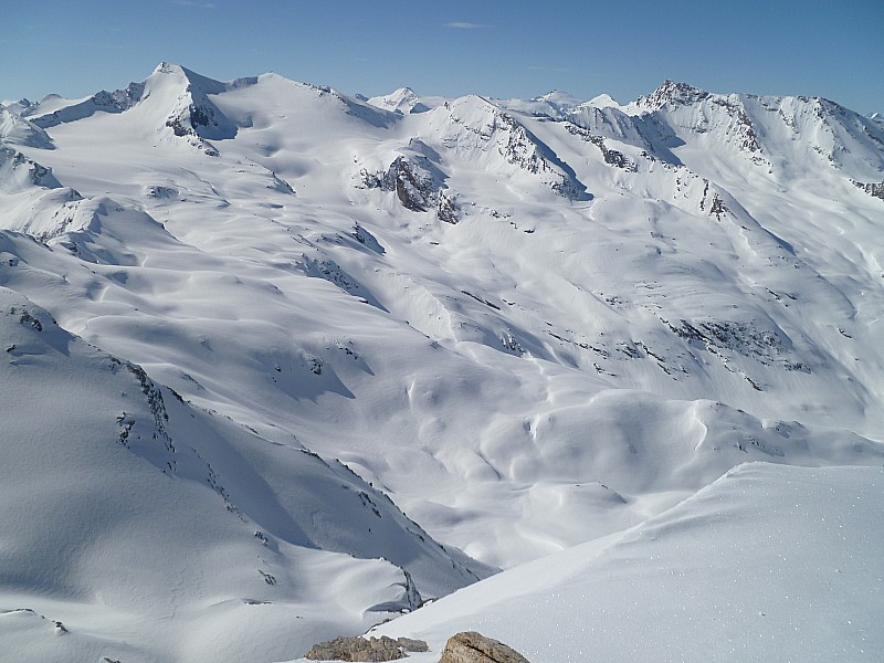 Aiguille Rousse, Gros Caval : Pas d'autres traces autour des sources de l'Isère