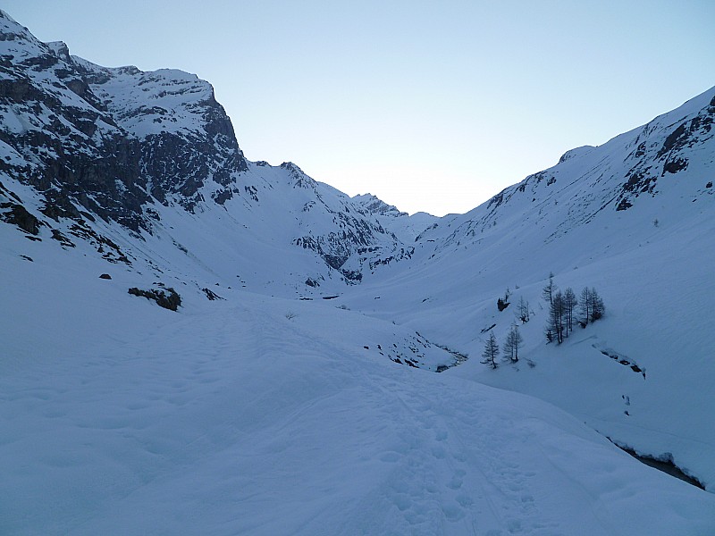 Pentes des cavales : Enneigement dans le secteur