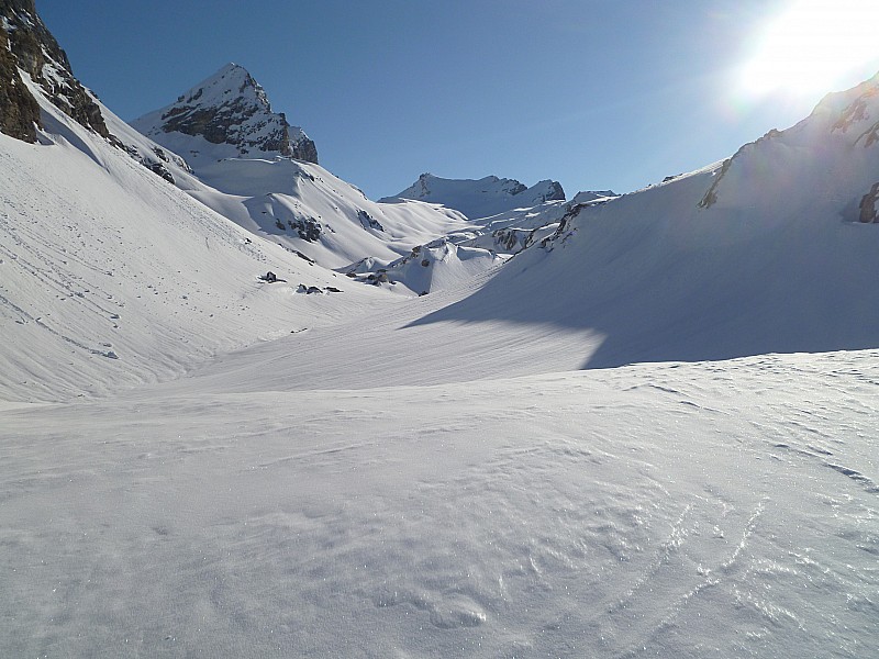 Pentes supérieures : Le soleil est au rendez vous!