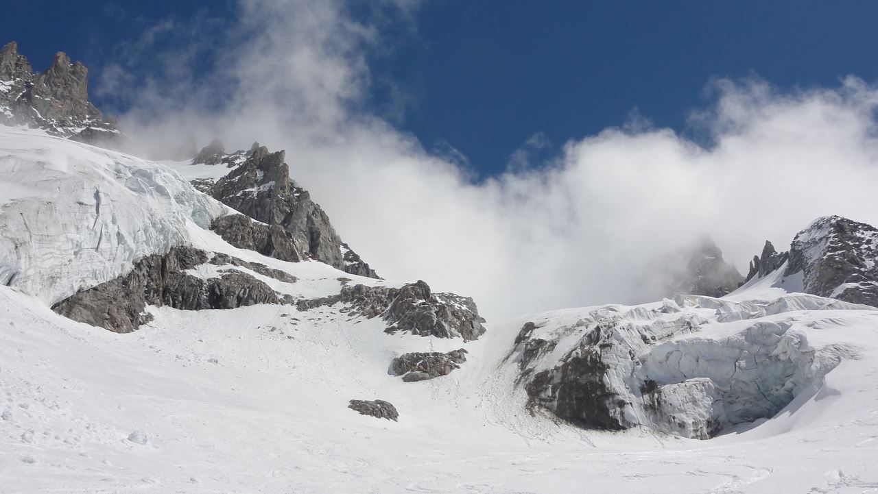 Glacier du Tour Noir : Serac