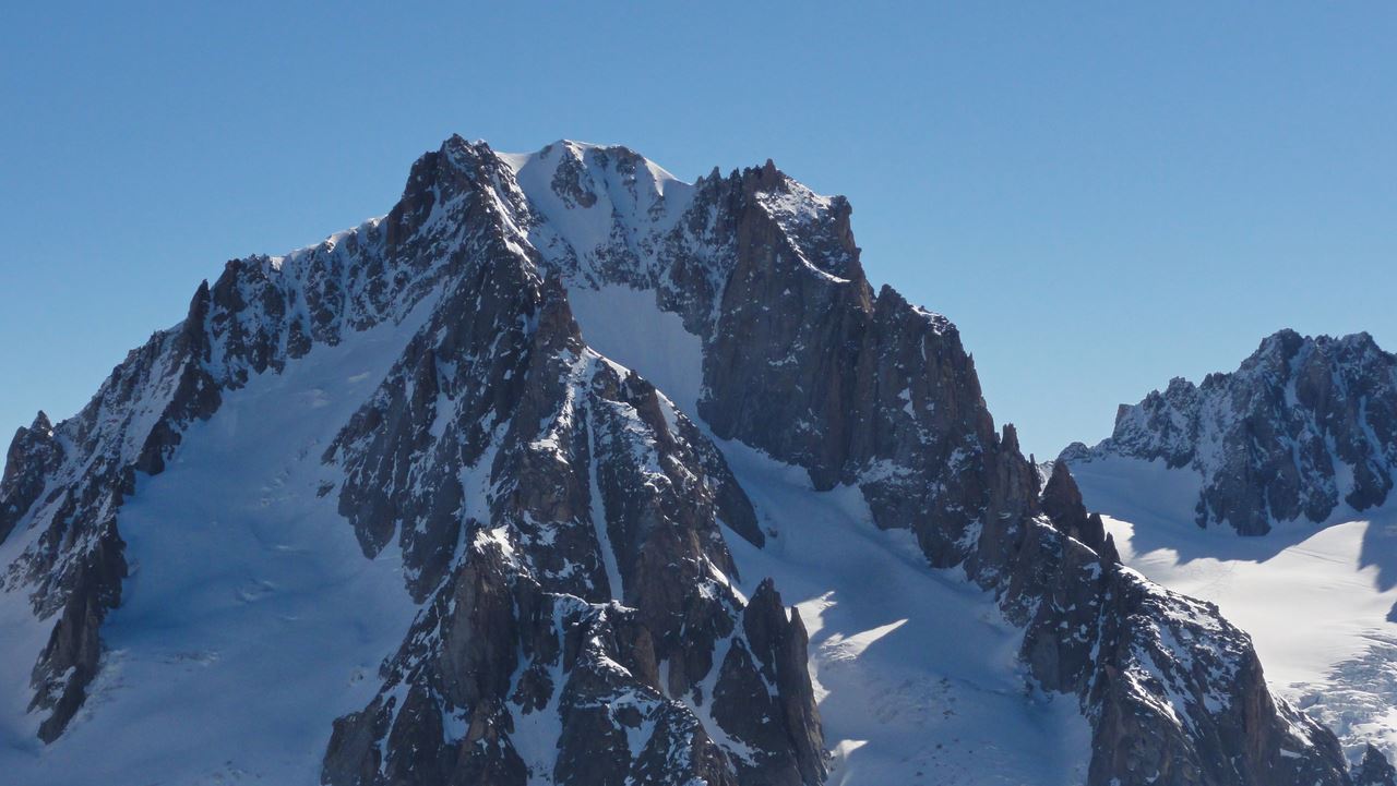 sommet d'hier : Aiguille d'Argentière