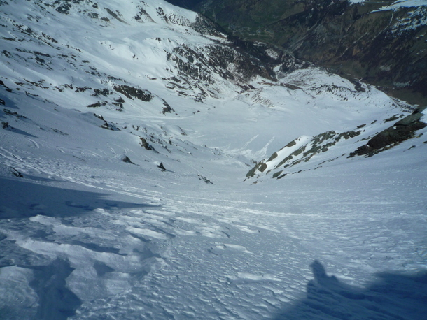 Couloir du Pianiste : ouais, c'est grand la montagne! ;o)