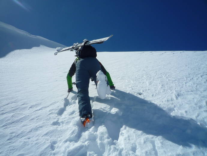 Couloir Pépin : même à pied ça botte!