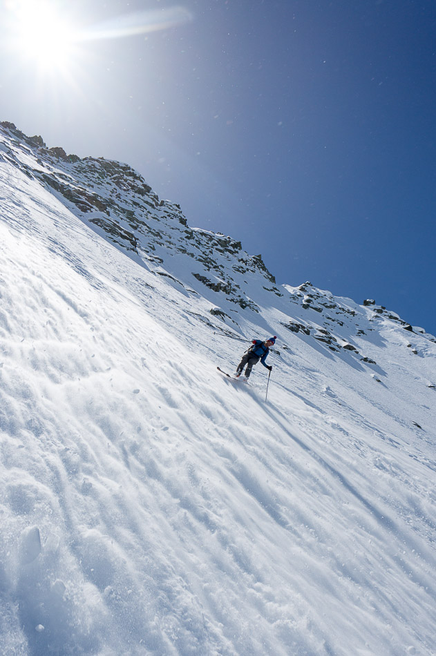 Un peu de sluff : Laurent pressé de perdre un peu d'altitude ;-)