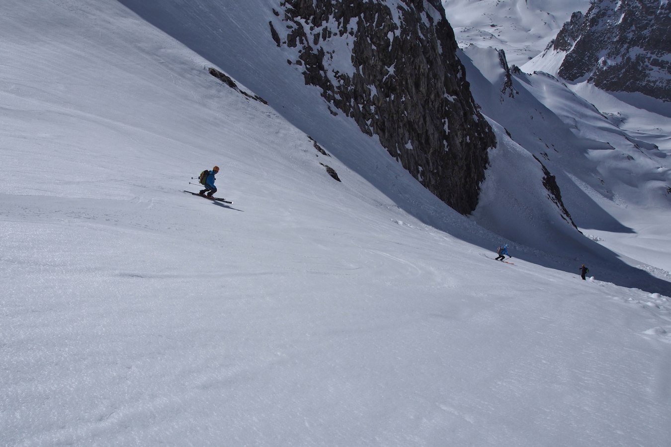 Glacier Sud de la Glière : Moquette juste revenue : le pied !