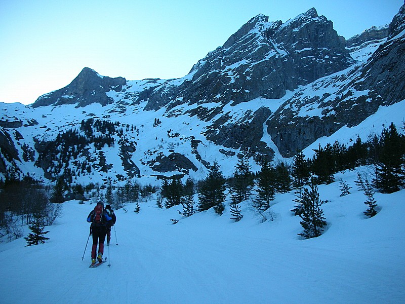 Vallon de l' Arcelin : Pas de portage !!! Cyrille et Gégé au départ