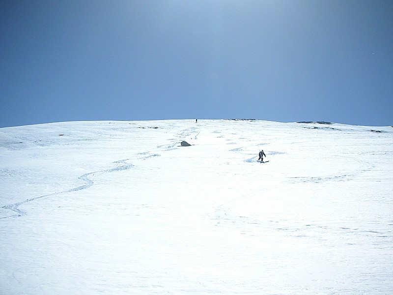 Cyrille à la descente : Moquette poils longs !