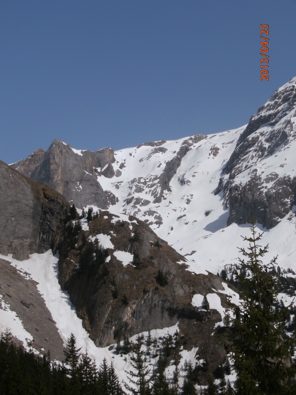 Pointe du Dard : Rampe de l'Arcelin, elle était bien raide!