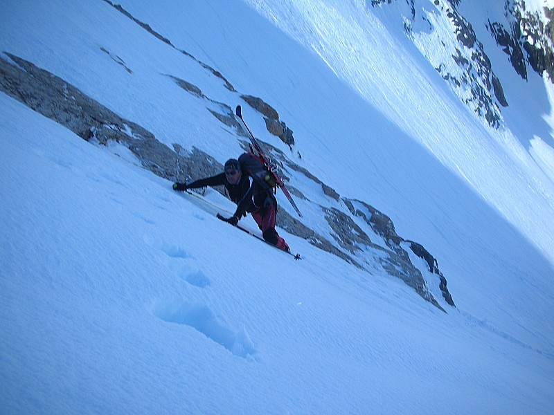 Contournement de l' éperon : Les marches sont faites !...