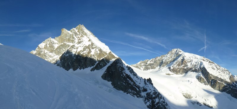 Dent Blanche et Grand Cornier : Depuis le glacier Durand