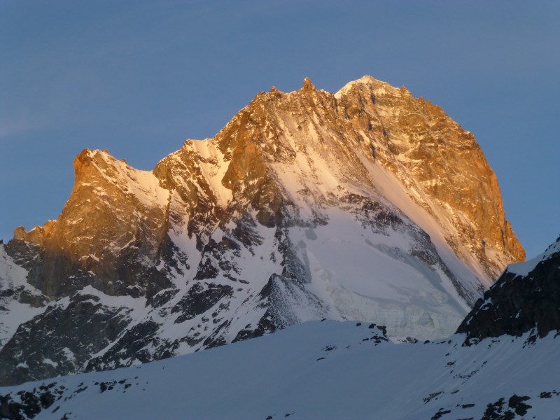 La Dent Blanche : Depuis le glacier Durand